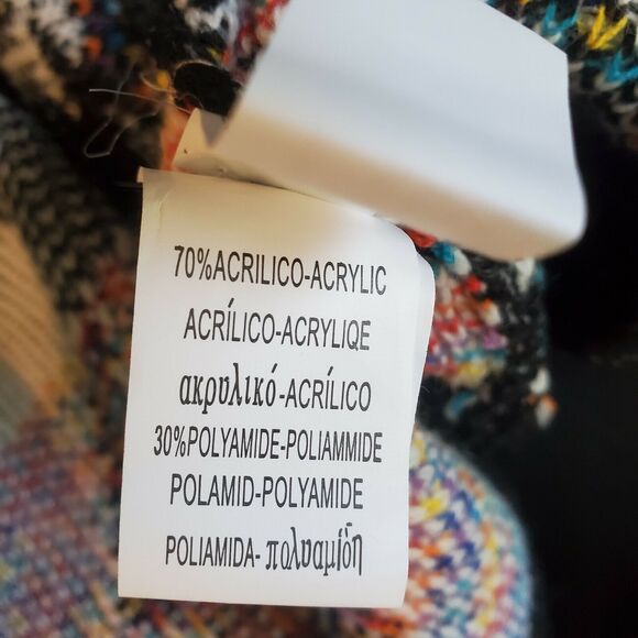 Estudio Moda Womens Cardigan Open Front Sweater Small Aztec Southwest Spanish - Picture 8 of 8